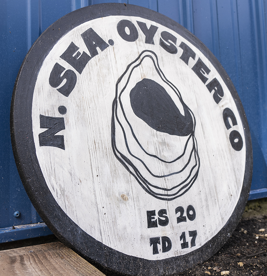 The logo for the N. SEA. Oyster Co