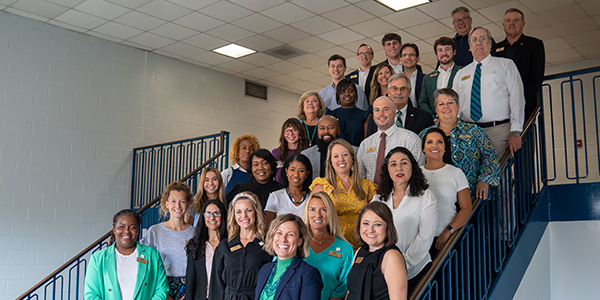 UNCW Alumni Board of Directors on campus