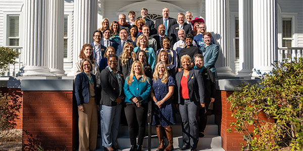UNCW Alumni Board of Directors on campus
