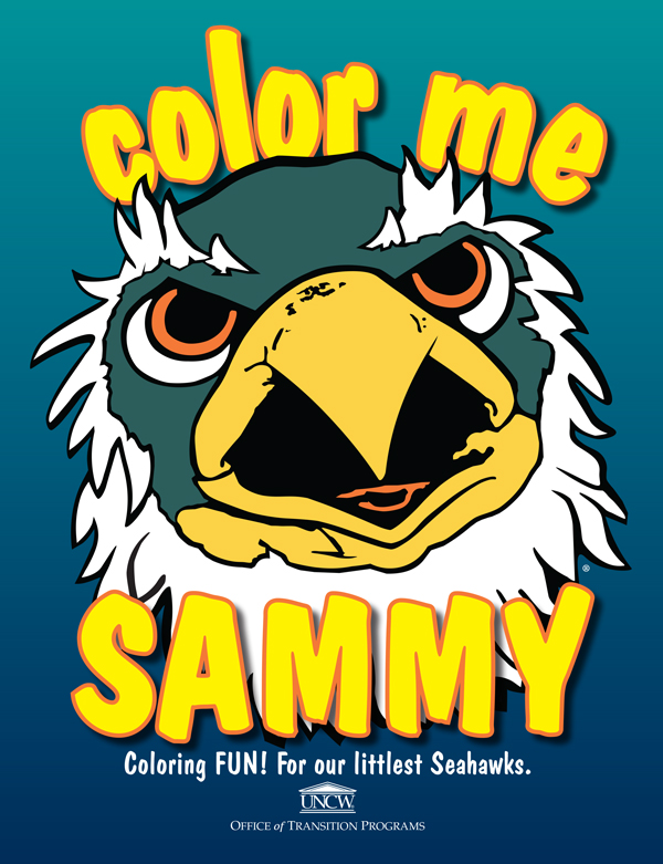 Coloring book front cover - "Color Me Sammy"
