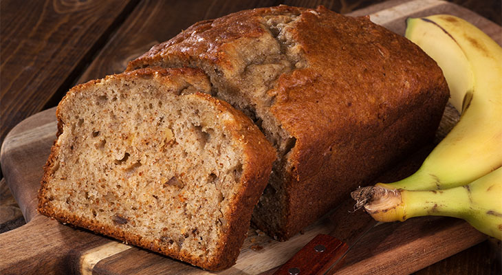 Stock photo of banana bread