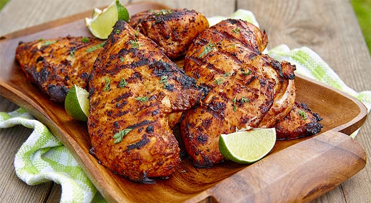 Stock photo of grilled chicken