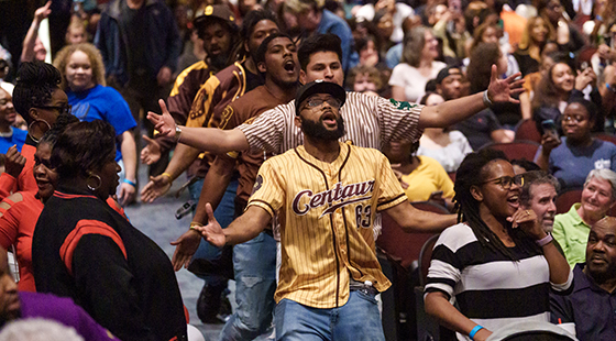 Step Show crowd