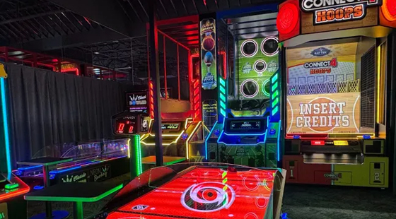 Arcade games at Dave & Busters