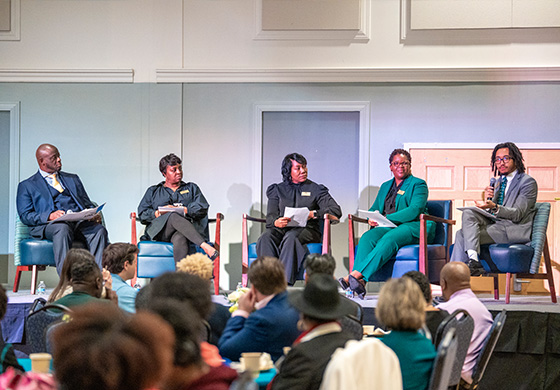 Alumni Panel at Champagne Brunch