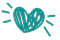 teal heart