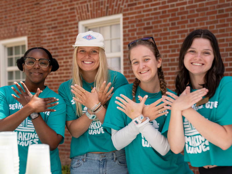 Seahawk students wings up