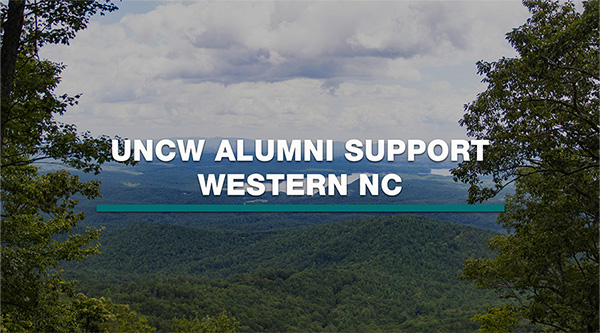 UNCW Alumni Support Western NC