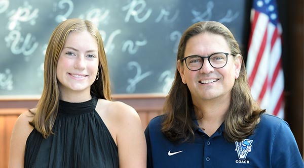 Father daughter duo, Chris and Jenny Garner