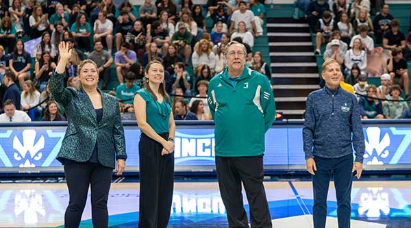 A photo of the distinguished alumni award recipients for 2025.