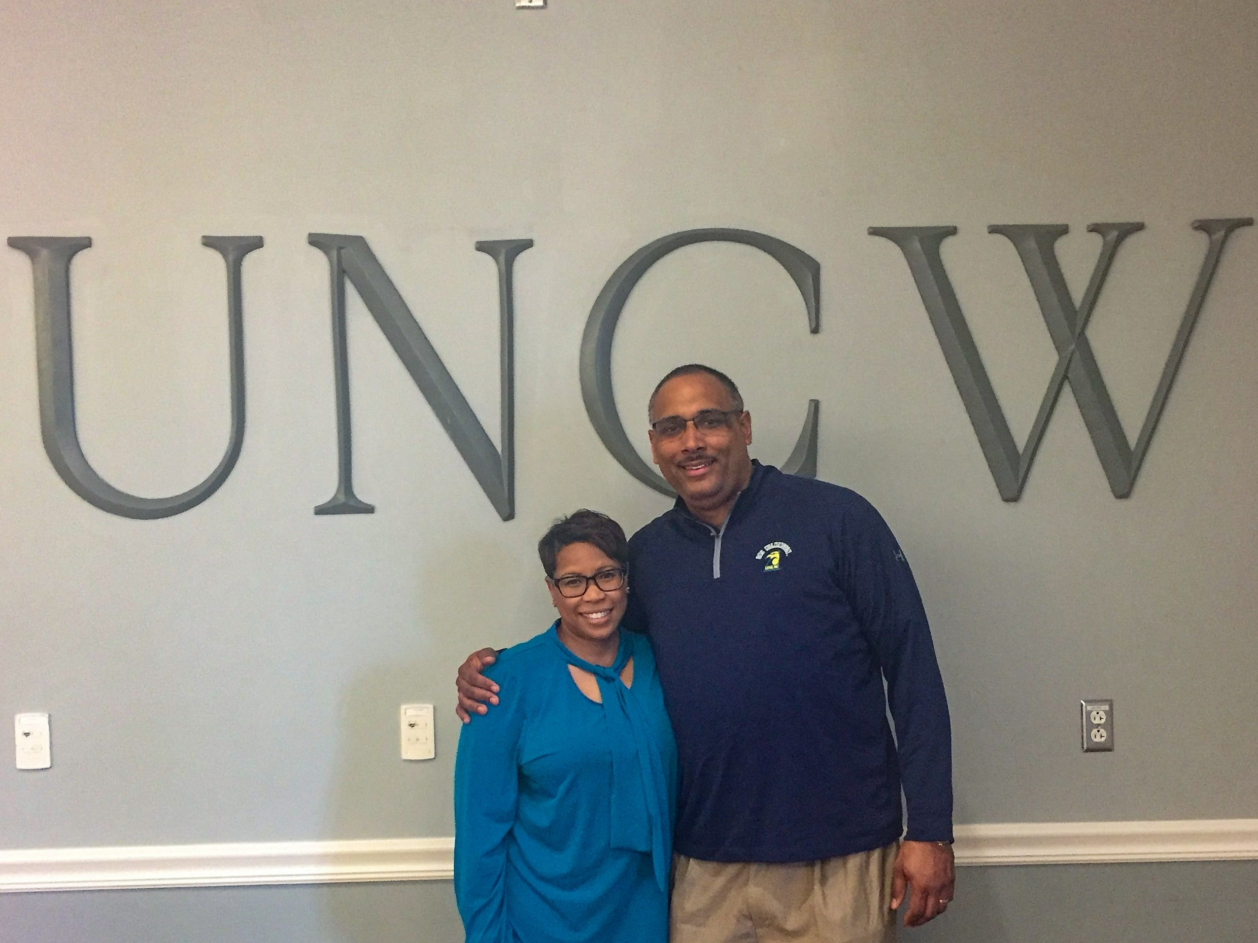 Vernon Johnson '91 with his wife Dr. Tina Ford-Johnson '91.