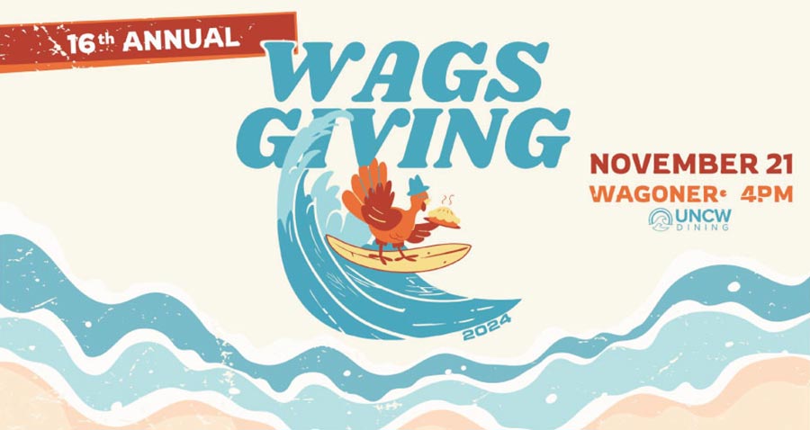 UNCW Wagsgiving Graphic