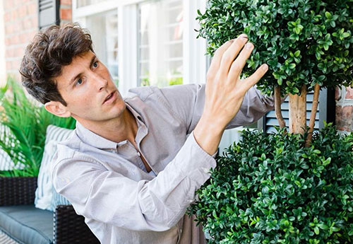 Co-owner of Coastal Succulent, Thurston Pope