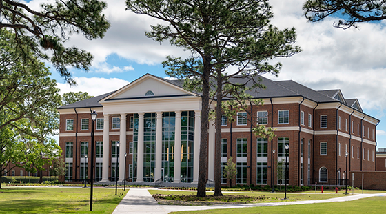 Exterior of UNCW Library